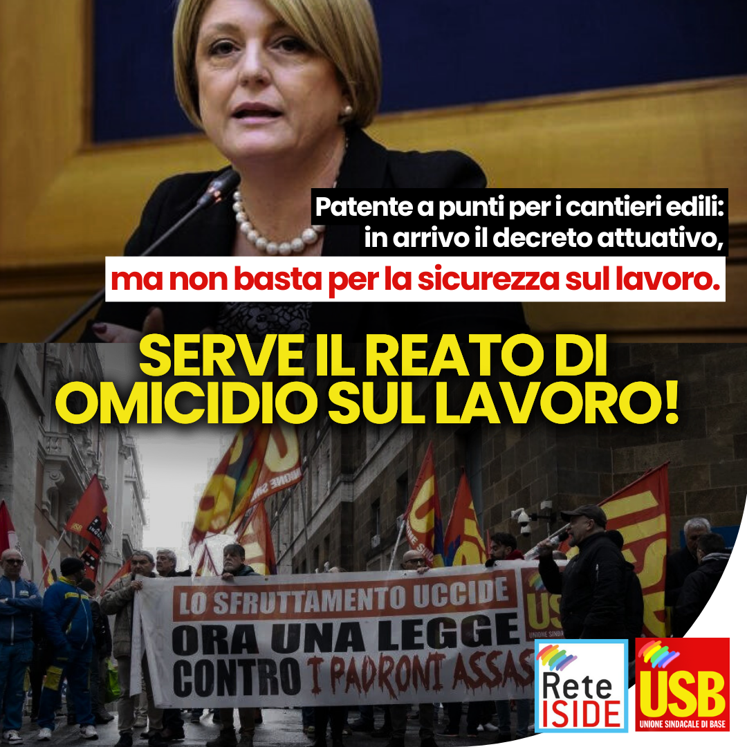 Patente a punti per i cantieri edili: in arrivo il decreto attuativo, ma non basta per la sicurezza. Serve il reato di omicidio sul lavoro