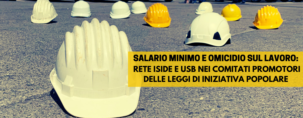 Salario minimo e omicidio sul lavoro