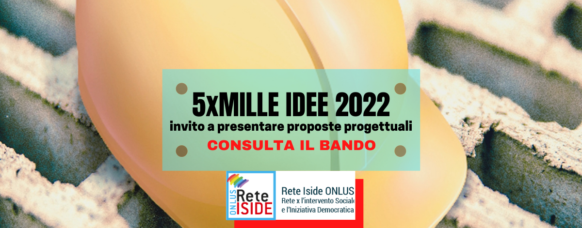 5xMILLE IDEE: invito a presentare proposte progettuali