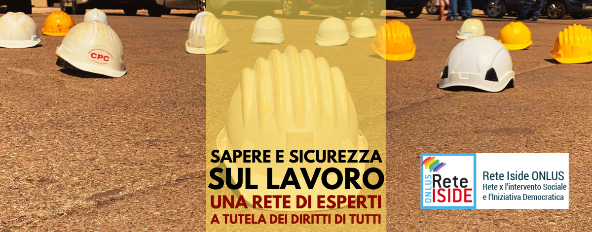 Sapere e sicurezza sul lavoro Sapere e sicurezza sul lavoro