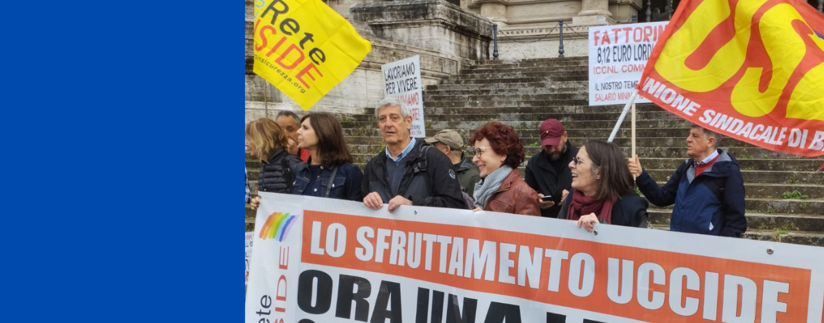 Raccogliamo 50mila firme in difesa di salario e salute sul lavoro