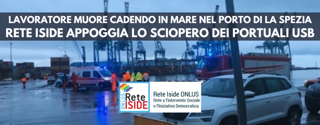 Lavoratore muore cadendo in mare nel porto di La Spezia