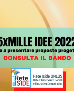 5xMILLE IDEE: invito a presentare proposte progettuali