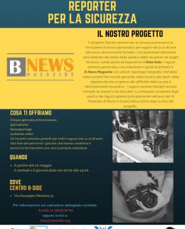 Progetto Giovani reporter per la sicurezza