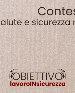 Obiettivo lavoroINsicurezza: il contest fotografico di Rete Iside su salute e sicurezza sul lavoro